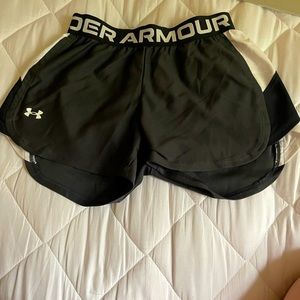 Black under armor shorts